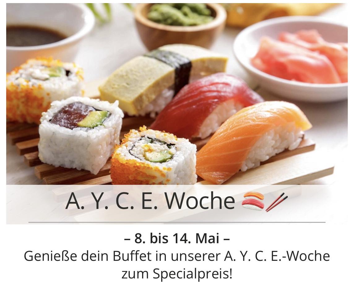 All-You-Can-Eat Woche bei den Sushifreunden für 19,99€ pro Person