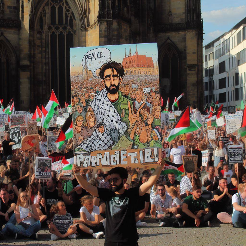 Pro Palästina Demo Magdeburg