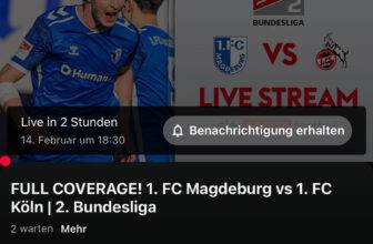 magdeburg gegen köln stream
